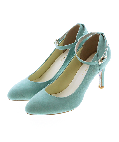 JELLY BEANS(ジェリービーンズ)の「【Ray3月号掲載】フラワーソールストラップパンプス(115-3481)JELLY BEANS(ジェリービーンズ)(パンプス・レディース・ブラック/ネイビー/ピンク/ライトグリーン・23/24/22.5/24.5/23.5)」の8枚目の写真
