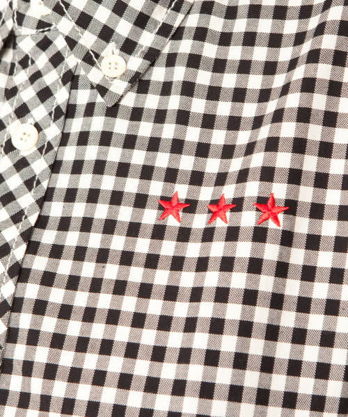 X-girl（エックスガール）の「MARCH SISTERS SHIRT DRESS（ワンピース・レディース・ブラック/レッド/ネイビー/ライトブルー・1/2）」の7枚目の写真