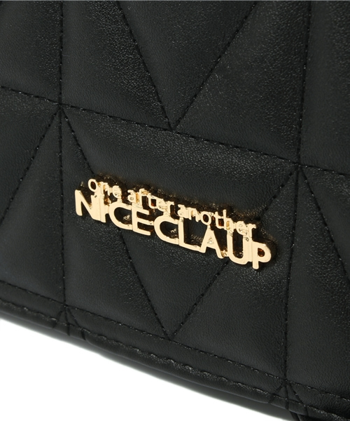 one after another NICE CLAUP(ワンアフターアナザーナイスクラップ)の「【ナイスクラップ】キルティング合皮ショルダー(ショルダーバッグ・レディース・ピンク/オフホワイト/ブラック・FREE)」の9枚目の写真