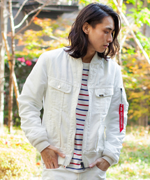 MONKEY TIME | ＜ALPHA×LEE＞∴ ma-1+riders/ミリタリージャケット(ミリタリージャケット)