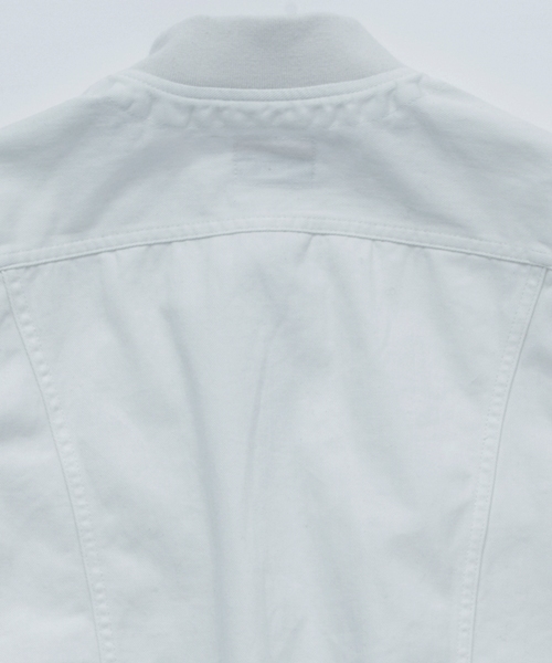 MONKEY TIME（モンキータイム）の「＜ALPHA×LEE＞∴ ma-1+riders/ミリタリージャケット（ミリタリージャケット・メンズ・ホワイト/ネイビー・SMALL/MEDIUM/LARGE）」の16枚目の写真