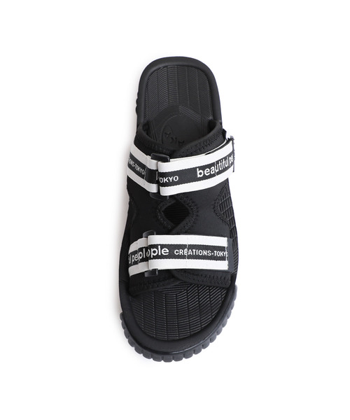 beautiful people（ビューティフルピープル）の「【beautiful people】《STUDIOUS別注》シャワーサンダル（サンダル・メンズ・ブラック・26/27/28/29）」の8枚目の写真