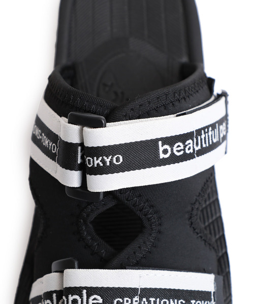 beautiful people（ビューティフルピープル）の「【beautiful people】《STUDIOUS別注》シャワーサンダル（サンダル・メンズ・ブラック・26/27/28/29）」の4枚目の写真