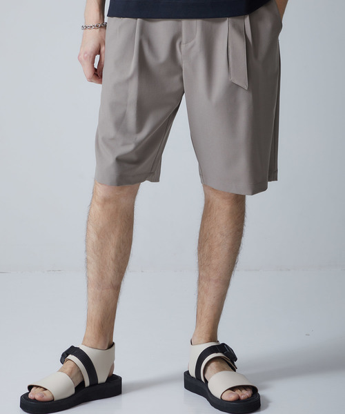 STUDIOUS(ステュディオス)の「【STUDIOUS】ロメオベルテッドショーツ【ZOZO限定アイテム】(その他パンツ・メンズ・ブラック/ブルー/グレイッシュベージュ・1/2/3)」の3枚目の写真