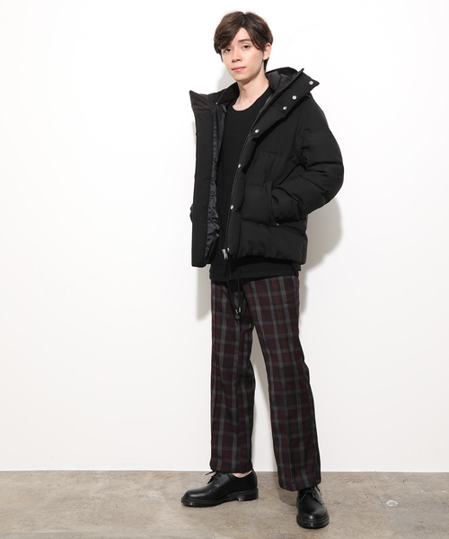 JUNRED（ジュンレッド）の「【ALLIED DOWN/アライドダウン】ダウンフードブルゾン（ダウンジャケット/コート・メンズ・ホワイト/ブラック/ベージュ/ピンク/レッド・S/M/L/LL）」の14枚目の写真