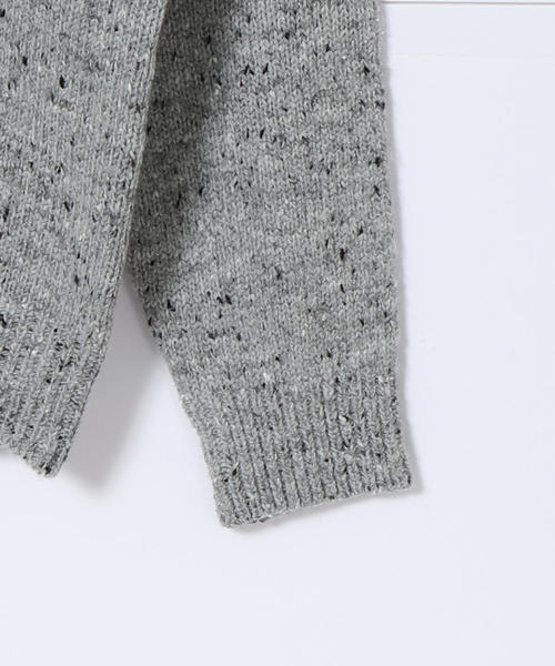 coen（コーエン）の「アクリルネップクルーネックニット（ニット/セーター・メンズ・グレー/ベージュ・LARGE/SMALL/X-LARGE/MEDIUM）」の5枚目の写真