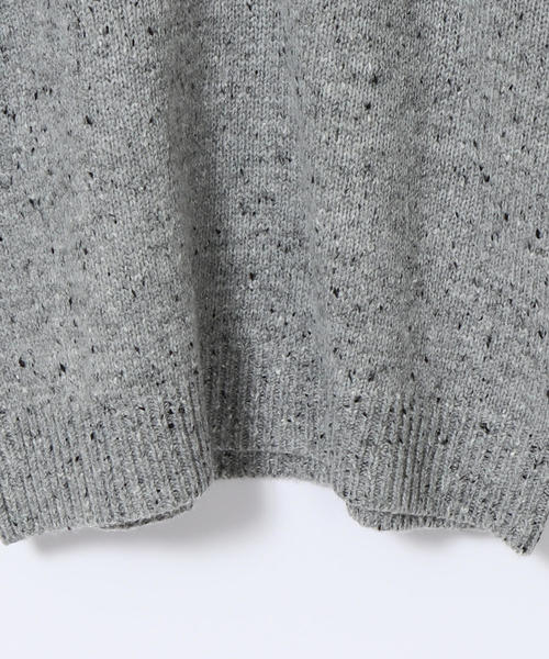 coen（コーエン）の「アクリルネップクルーネックニット（ニット/セーター・メンズ・グレー/ベージュ・LARGE/SMALL/X-LARGE/MEDIUM）」の4枚目の写真