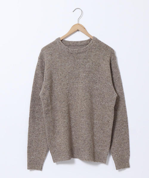 coen（コーエン）の「アクリルネップクルーネックニット（ニット/セーター・メンズ・グレー/ベージュ・LARGE/SMALL/X-LARGE/MEDIUM）」の13枚目の写真