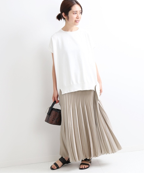 イエナ IENA 19SS スカート アコーディオンプリーツ マキシ丈 38 緑 /AA ■OS レディース VERMEIL par iena スカート 「追加」アコーディオンプリーツスカート