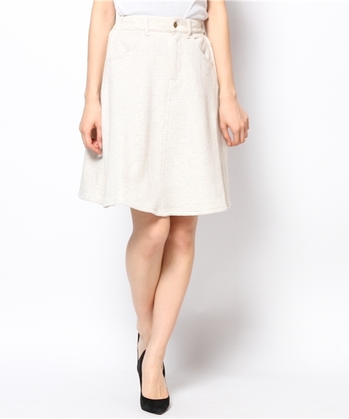 Chico(チコ)の「裏毛フレアスカート(スカート・レディース・アイボリー・FREE)」の4枚目の写真