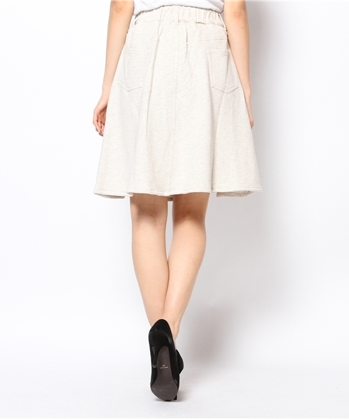 Chico(チコ)の「裏毛フレアスカート(スカート・レディース・アイボリー・FREE)」の3枚目の写真