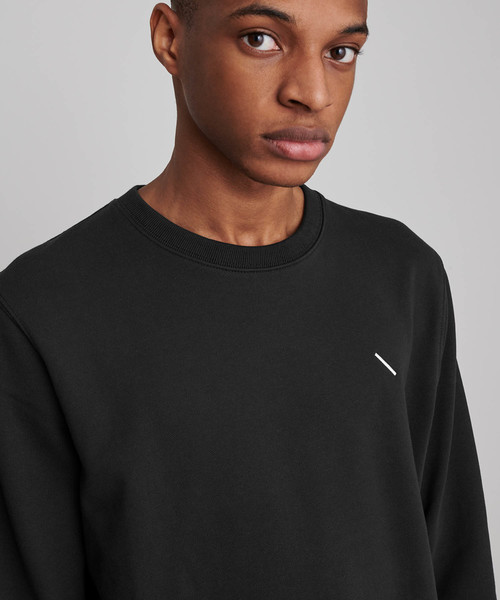 Saturdays NYC（サタデーズ ニューヨークシティ ）の「Bowery Slash Embroidered Crew（スウェット・メンズ・ブラック/グレー・X-LARGE/X-SMALL/S/M/L）」の8枚目の写真