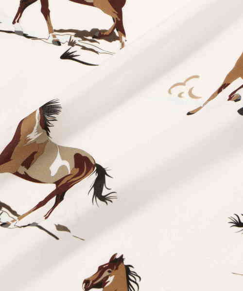 NARACAMICIE（ナラカミーチェ）の「ホースプリントスカーフ（ストール/ショール・レディース・ホワイト/ピンク・FREE）」の8枚目の写真