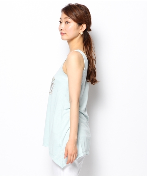CRYSTAL BALL(クリスタルボール)の「Holiday Memories Tank-top(Tシャツ/カットソー・レディース・ブルー/パープル/イエロー・FREE)」の5枚目の写真