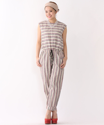 mystic | ストライプノースリサロペット(サロペット/オーバーオール)