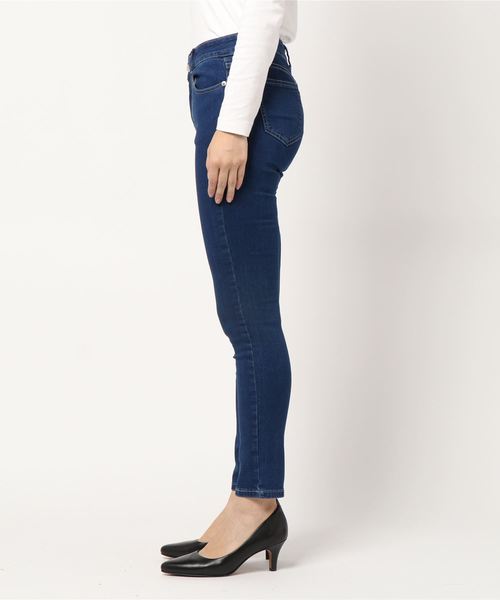 n'ee-ne（ネーネ）の「スキニーパンツ（デニムパンツ・レディース・ブルー/ダークブルー・SS/S/M）」の4枚目の写真