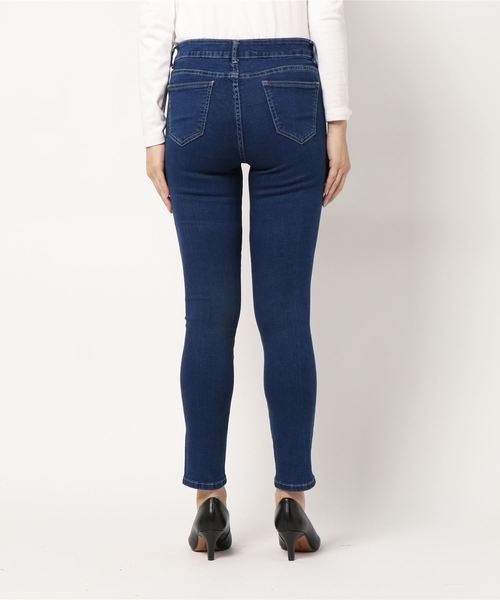 n'ee-ne（ネーネ）の「スキニーパンツ（デニムパンツ・レディース・ブルー/ダークブルー・SS/S/M）」の6枚目の写真