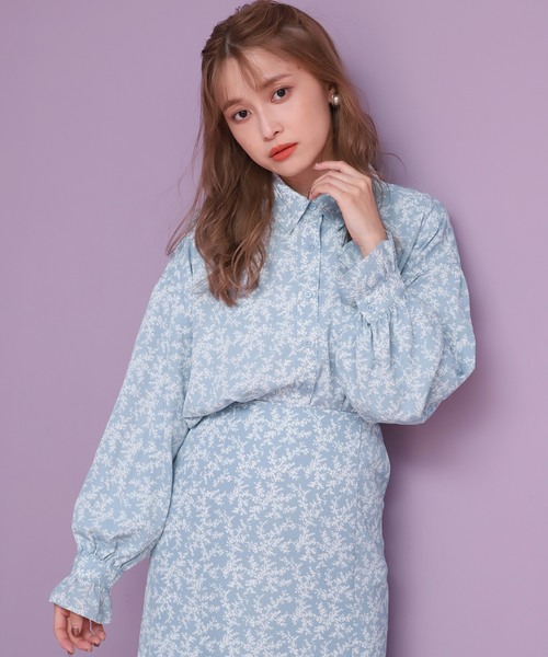 one after another NICE CLAUP（ワンアフターアナザーナイスクラップ）の「開襟アソートブラウス（シャツ/ブラウス・レディース・アイボリー/ブルー系その他/レオパード/チェック・FREE）」の16枚目の写真