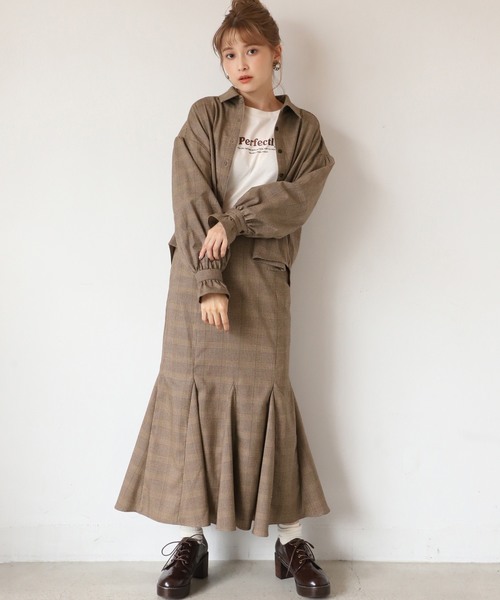 one after another NICE CLAUP（ワンアフターアナザーナイスクラップ）の「開襟アソートブラウス（シャツ/ブラウス・レディース・アイボリー/ブルー系その他/レオパード/チェック・FREE）」の19枚目の写真