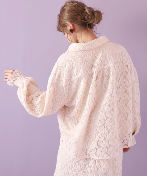 one after another NICE CLAUP（ワンアフターアナザーナイスクラップ）の「開襟アソートブラウス（シャツ/ブラウス・レディース・アイボリー/ブルー系その他/レオパード/チェック・FREE）」の20枚目の写真