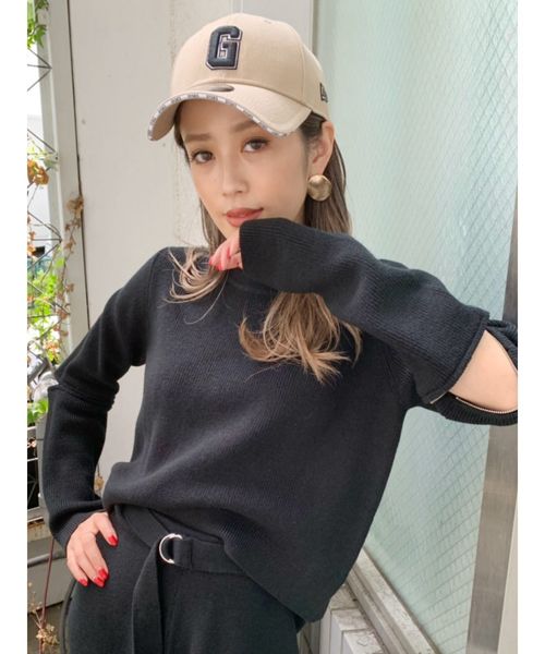 GYDA（ジェイダ）の「GYDA×NEWERA GYDIES キャップ（キャップ・レディース・ブラック/ベージュ・FREE）」の9枚目の写真