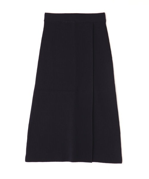 SUNSPEL(サンスペル)の「WOMEN’S MILANO RIB(スカート・レディース・ベージュ/ネイビー・2/1)」の2枚目の写真