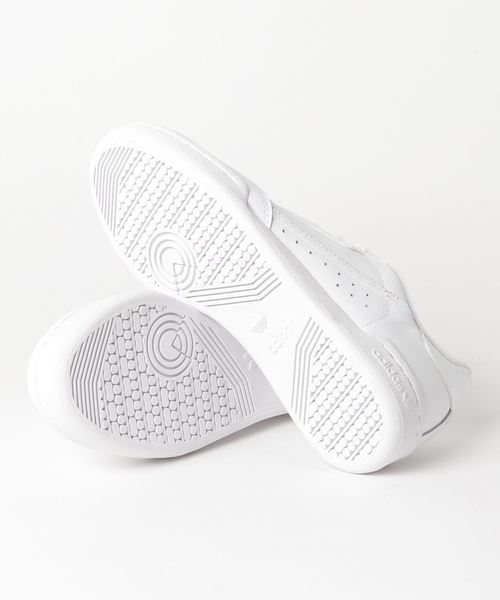 adidas（アディダス）の「adidas アディダス CONTINENTAL80J FU6669 WHT/WHT/BLK（スニーカー・レディース・ホワイト系その他・25.5cm/23.0cm/24.0cm/25.0cm/22.5cm/23.5cm/24.5cm/22.0cm）」の3枚目の写真