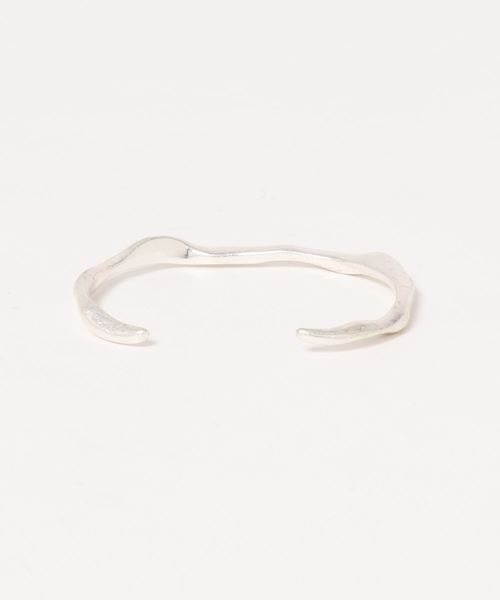 チャイハネ（チャイハネ）の「【チャイハネ】ウェーブメタルバングル（バングル/リストバンド・レディース・シルバー/ゴールド・FREE）」の3枚目の写真