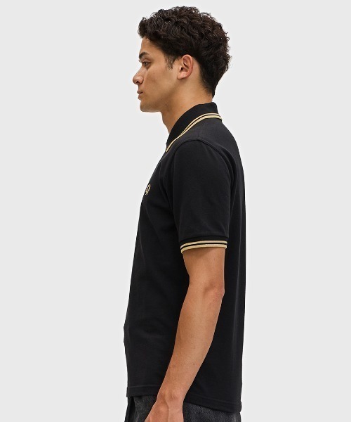 現行　M12 英国製　フレッドペリー　ポロシャツ　半袖　40 L 黒　金 楽天市場】FRED PERRY フレッドペリー 半袖 ポロシャツ The Fred