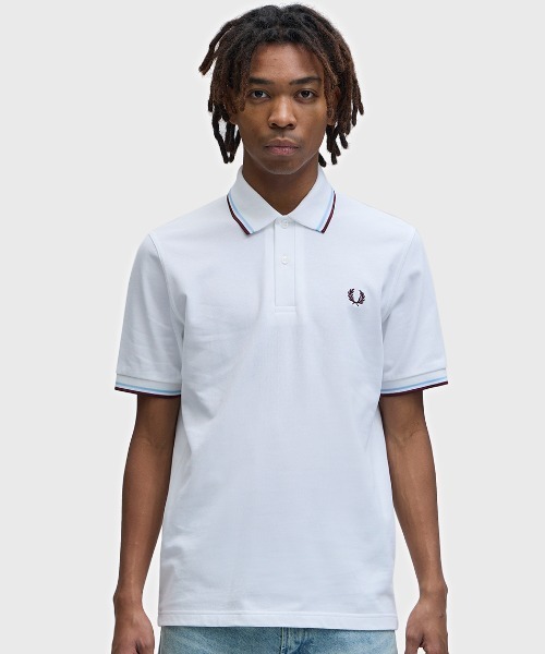 フレッドペリー M12 ホワイト ポロシャツ 38 The Fred Perry Shirt - M12／イングランド製フレッドペリーポロシャツ
