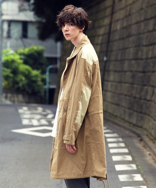 Revo ステンカラーコート セール フィッシュテール フィッシュテール ジャケット アウター ロングコート ステンカラーコート Revo レボ のファッション