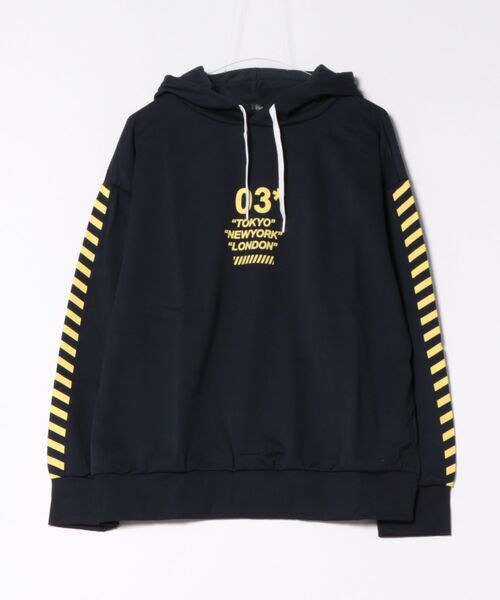 STYLEBLOCK（スタイルブロック）の「裏毛ビッグシルエットプリントスウェットパーカー（パーカー・メンズ・ホワイト/ブラック/ベージュ/ネイビー/ピンク/ホワイト系その他2/ホワイト系その他3/ブラック系その他3/ブラック系その他2/ブルー系その他/ブラック系その他/ホワイト系その他・M/L）」の10枚目の写真