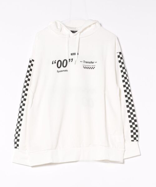 STYLEBLOCK（スタイルブロック）の「裏毛ビッグシルエットプリントスウェットパーカー（パーカー・メンズ・ホワイト/ブラック/ベージュ/ネイビー/ピンク/ホワイト系その他2/ホワイト系その他3/ブラック系その他3/ブラック系その他2/ブルー系その他/ブラック系その他/ホワイト系その他・M/L）」の5枚目の写真