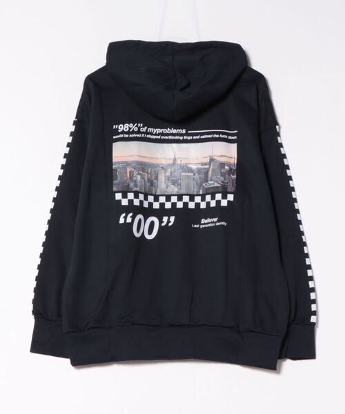 STYLEBLOCK（スタイルブロック）の「裏毛ビッグシルエットプリントスウェットパーカー（パーカー・メンズ・ホワイト/ブラック/ベージュ/ネイビー/ピンク/ホワイト系その他2/ホワイト系その他3/ブラック系その他3/ブラック系その他2/ブルー系その他/ブラック系その他/ホワイト系その他・M/L）」の15枚目の写真