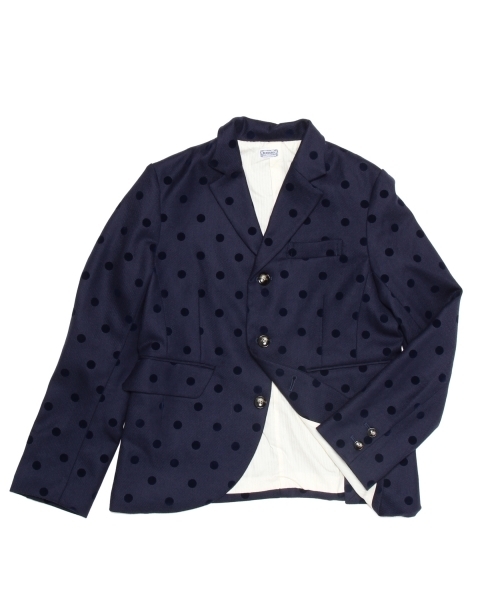 BEAMS BOY（ビームスボーイ）の「BEAMS BOY / フロッキー ドット 3ボタン ジャケット（テーラードジャケット・レディース・ブラック/ネイビー・ONE SIZE）」の16枚目の写真