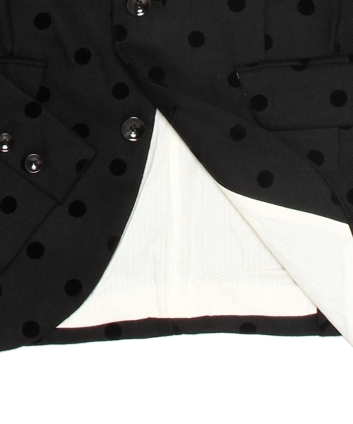 BEAMS BOY（ビームスボーイ）の「BEAMS BOY / フロッキー ドット 3ボタン ジャケット（テーラードジャケット・レディース・ブラック/ネイビー・ONE SIZE）」の19枚目の写真