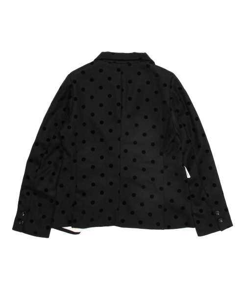 BEAMS BOY（ビームスボーイ）の「BEAMS BOY / フロッキー ドット 3ボタン ジャケット（テーラードジャケット・レディース・ブラック/ネイビー・ONE SIZE）」の20枚目の写真