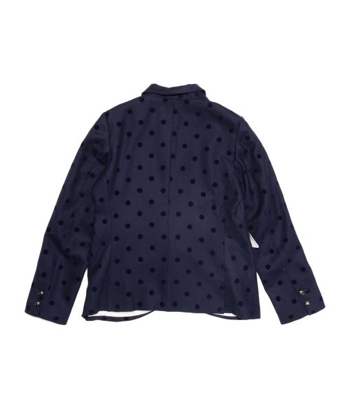 BEAMS BOY（ビームスボーイ）の「BEAMS BOY / フロッキー ドット 3ボタン ジャケット（テーラードジャケット・レディース・ブラック/ネイビー・ONE SIZE）」の15枚目の写真