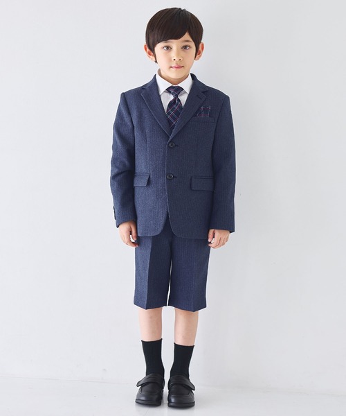 セール】レジメンタルタイのベーシックスーツセット(キッズ/100～130cm