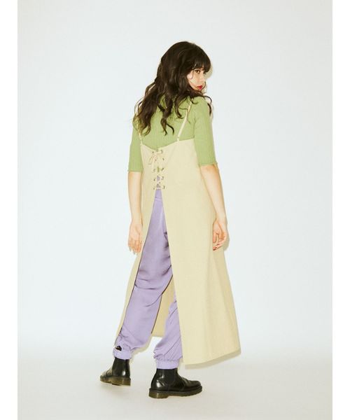 jouetie(ジュエティ)の「ヘムベルトサテンパンツ(その他パンツ・レディース・ブラック/ラベンダー/ベージュ・MEDIUM)」の20枚目の写真