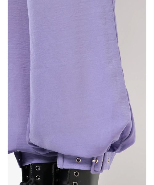 jouetie(ジュエティ)の「ヘムベルトサテンパンツ(その他パンツ・レディース・ブラック/ラベンダー/ベージュ・MEDIUM)」の21枚目の写真