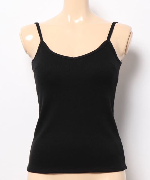 KOBE LETTUCE(コウベレタス)の「カップ付きバックオープンリブキャミソール&タンクトップ(その他アンダーウェア/インナー・レディース・ホワイト系その他/ベージュ系その他/ホワイト系その他2/グリーン系その他/モカ/ブラウン系その他/ライトベージュ/ブラック/ブラック系その他/グリーン系その他2・L/MEDIUM/SMALL/M/S/LARGE)」の5枚目の写真