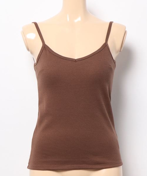 KOBE LETTUCE(コウベレタス)の「カップ付きバックオープンリブキャミソール&タンクトップ(その他アンダーウェア/インナー・レディース・ホワイト系その他/ベージュ系その他/ホワイト系その他2/グリーン系その他/モカ/ブラウン系その他/ライトベージュ/ブラック/ブラック系その他/グリーン系その他2・L/MEDIUM/SMALL/M/S/LARGE)」の16枚目の写真
