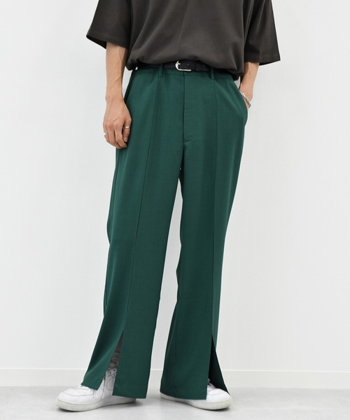 kutir（クティール）の「センタースリットフレアパンツ（その他パンツ・メンズ・ブラック/ダークグリーン/モカ・SMALL/MEDIUM/LARGE）」の3枚目の写真