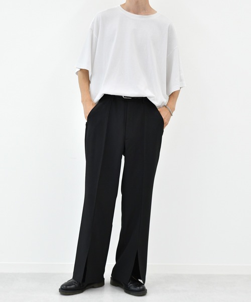 kutir（クティール）の「センタースリットフレアパンツ（その他パンツ・メンズ・ブラック/ダークグリーン/モカ・SMALL/MEDIUM/LARGE）」の5枚目の写真