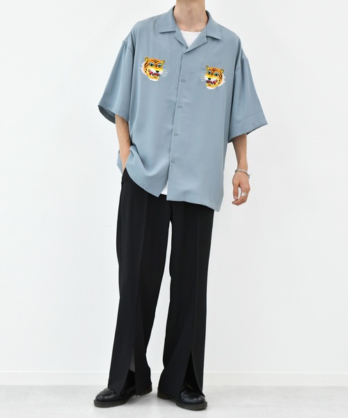 kutir（クティール）の「センタースリットフレアパンツ（その他パンツ・メンズ・ブラック/ダークグリーン/モカ・SMALL/MEDIUM/LARGE）」の6枚目の写真