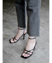 amel | ナローストラップヒールサンダル(サンダル)
