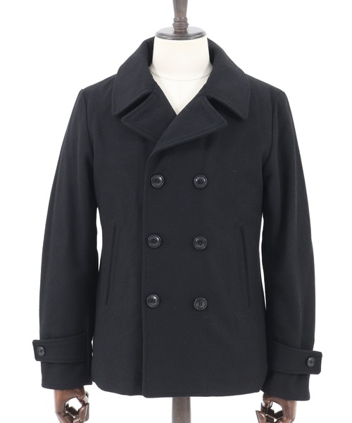 CAMBIO(カンビオ)の「mj7508-610gメルトンサーモライトPコート(ピーコート・メンズ・ブラック/ネイビー・S/M/L/XL)」の11枚目の写真