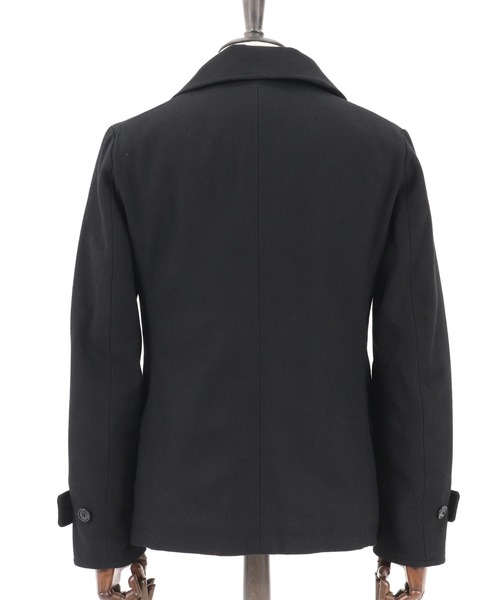 CAMBIO(カンビオ)の「mj7508-610gメルトンサーモライトPコート(ピーコート・メンズ・ブラック/ネイビー・S/M/L/XL)」の12枚目の写真