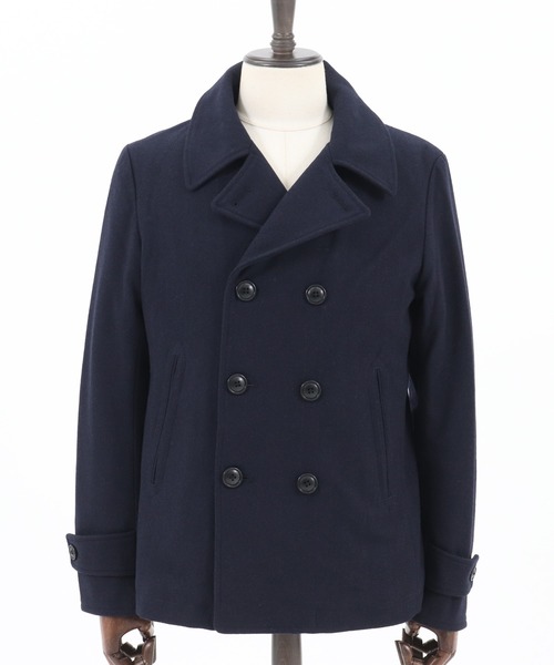 CAMBIO(カンビオ)の「mj7508-610gメルトンサーモライトPコート(ピーコート・メンズ・ブラック/ネイビー・S/M/L/XL)」の13枚目の写真